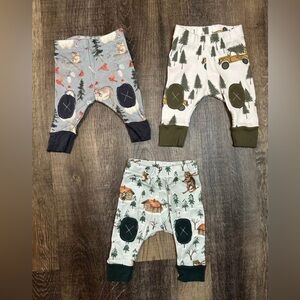 Lot of 3 Alpine Baby Co Christmas Holiday Winter Leggings Pants Size 0-3M